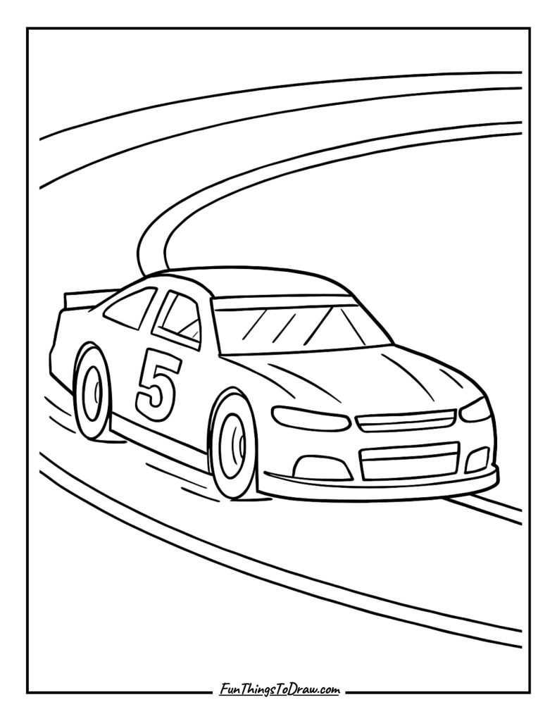 Stock Car Oval Racer
