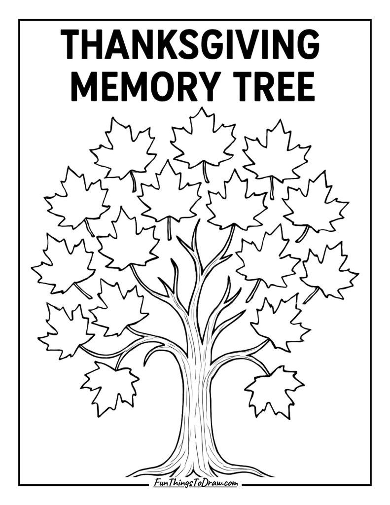 Thanksgiving Memory Tree