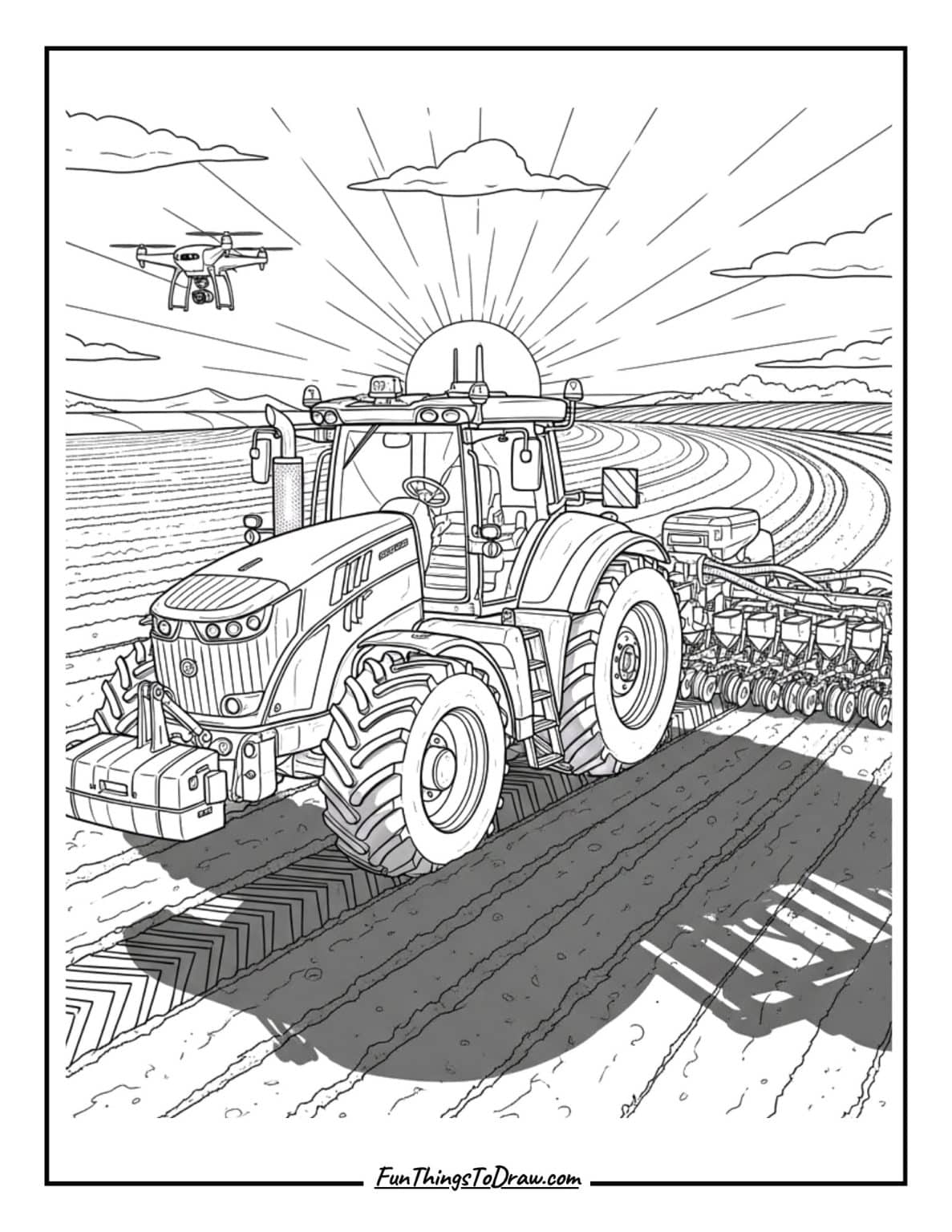 Tractor Coloring Sheets (45 Printable Pages) - Fun Things To Draw