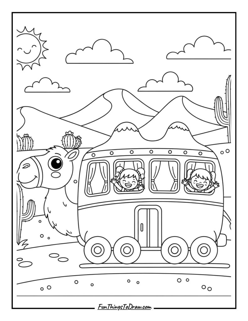 Desert Camel Bus