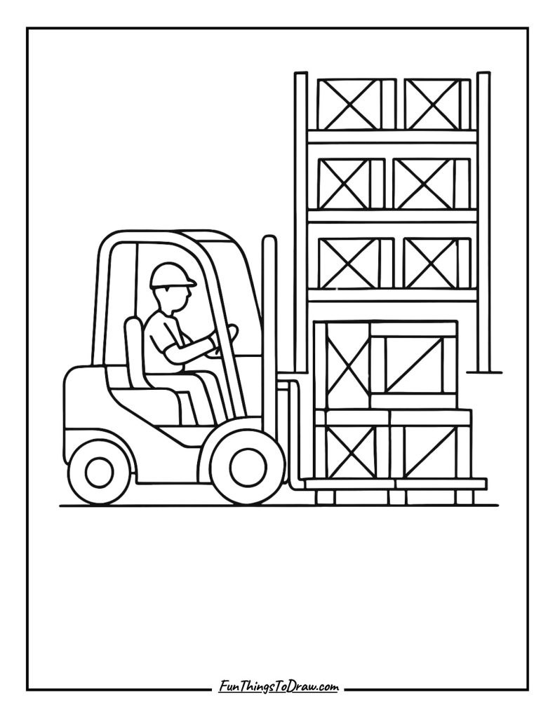 Forklift Warehouse Operations