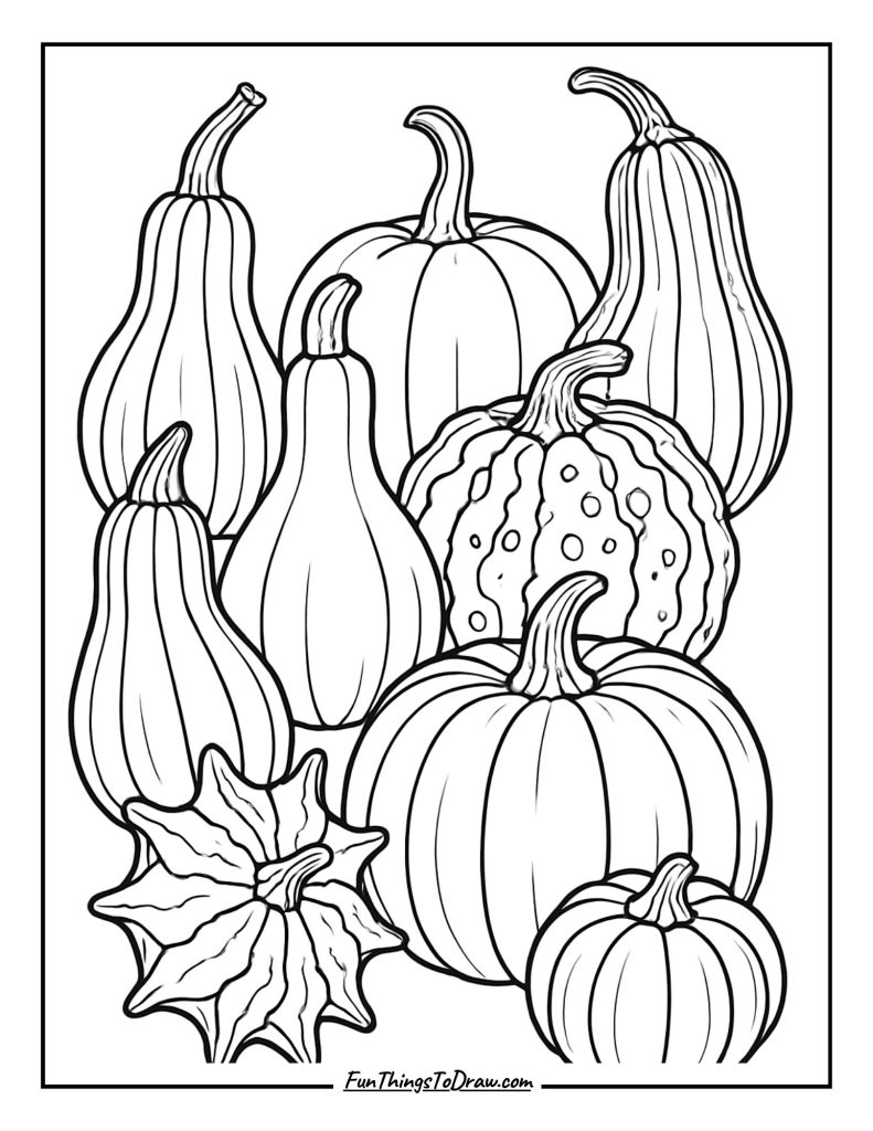 Gourd and Squash Display