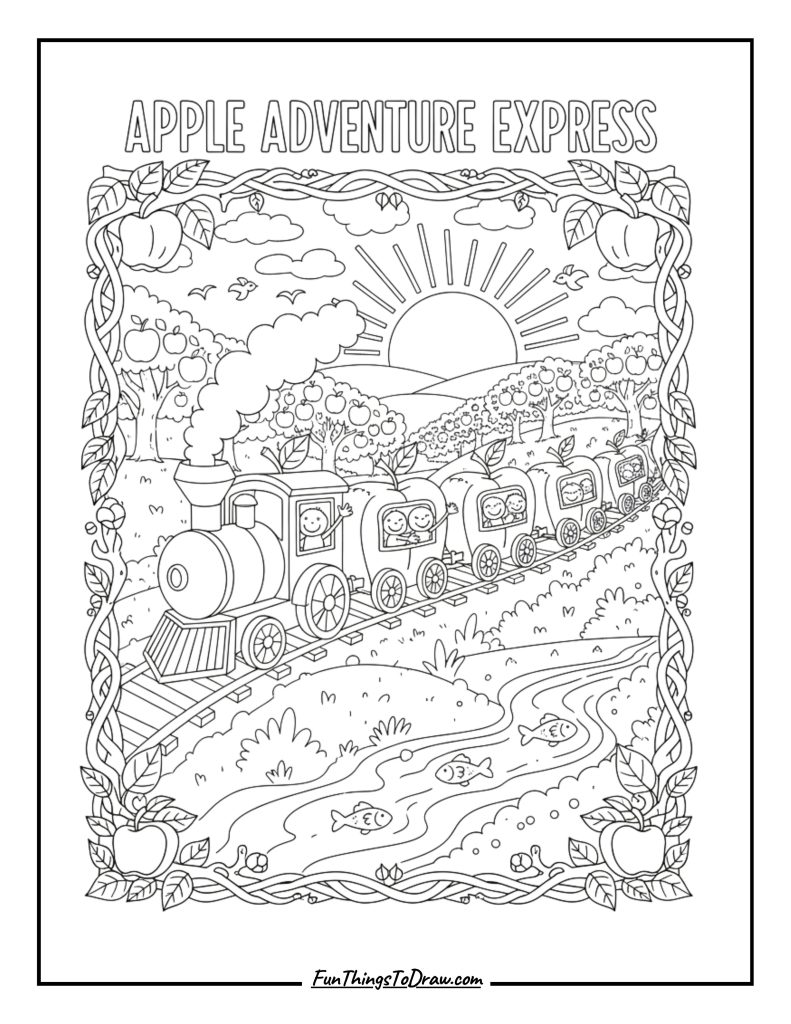 Apple Train Journey