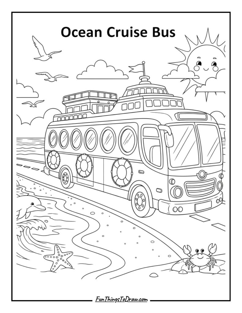 Ocean Cruise Bus