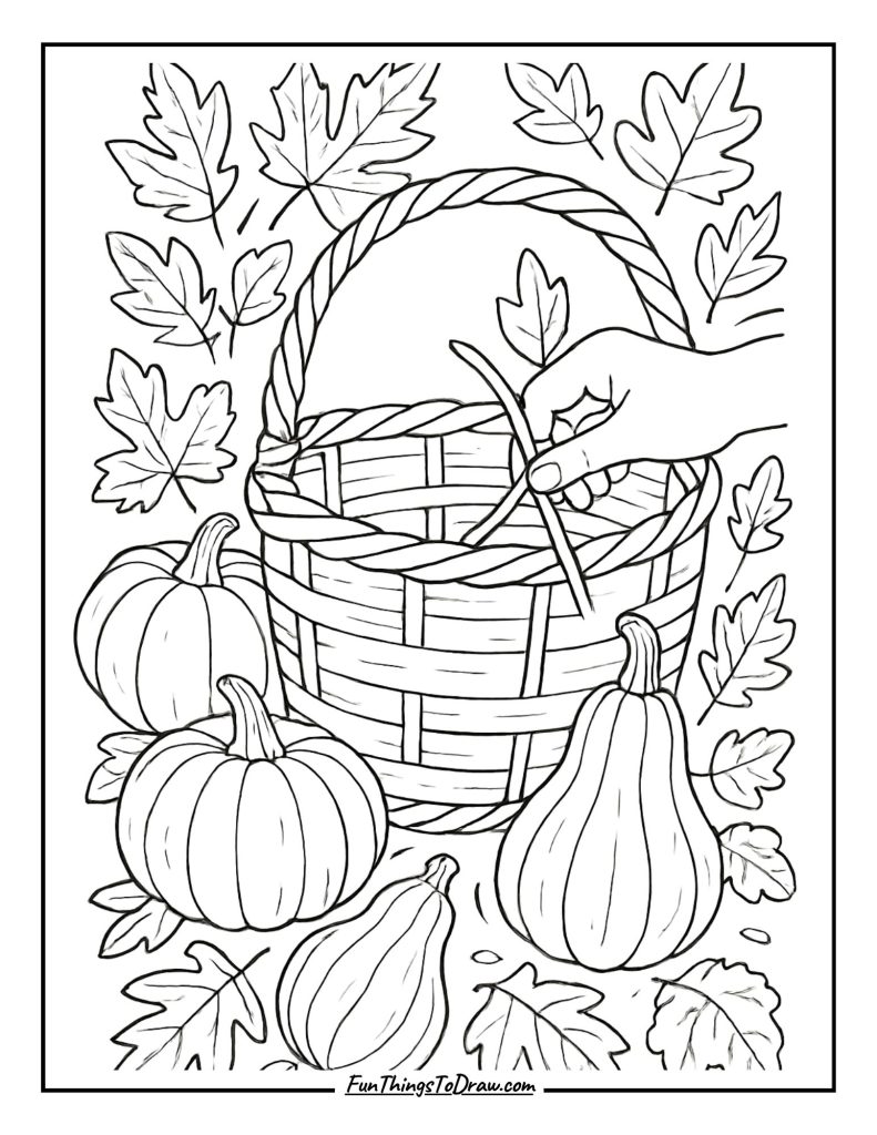 Thanksgiving Basket Weaving