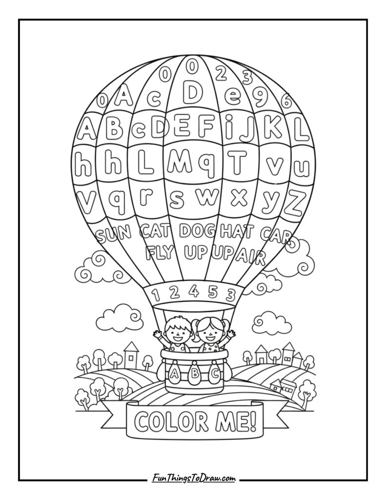 Alphabet Learning Balloon