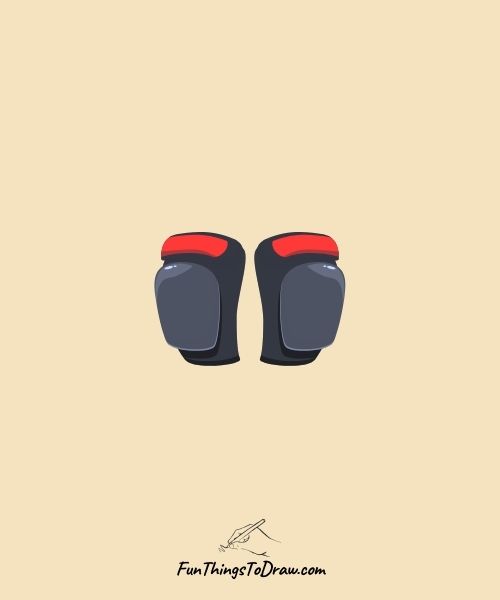 Basketball Player's Knee Pads