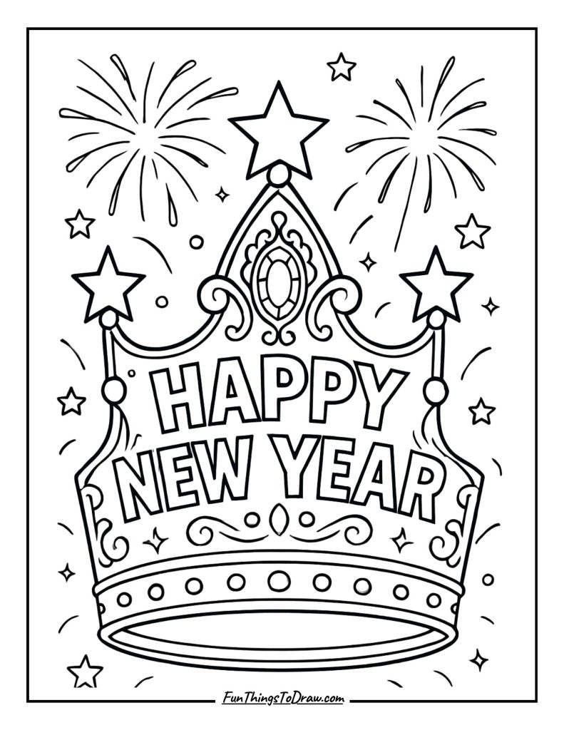 New Year crown