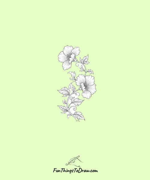 Gradient Petal Vine