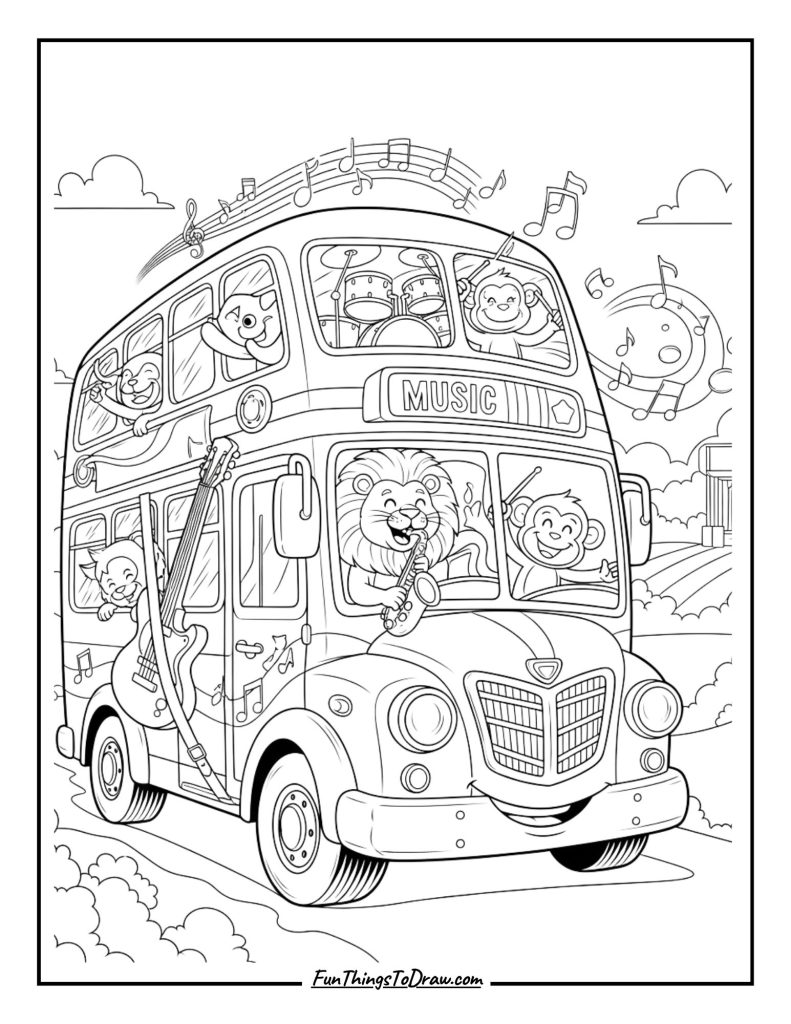 Music Concert Bus
