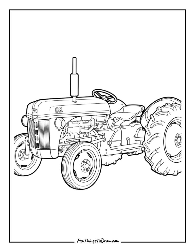 1950s Ford N-series tractor