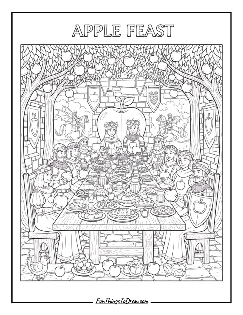 Apple Medieval Feast