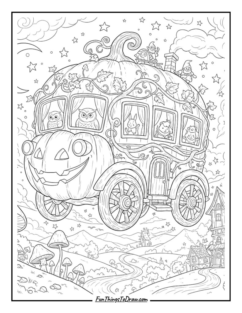 Magical Pumpkin Bus