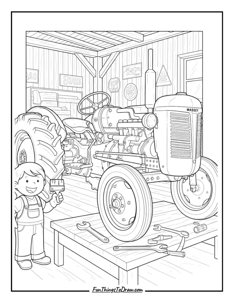 Antique Massey Ferguson restoration