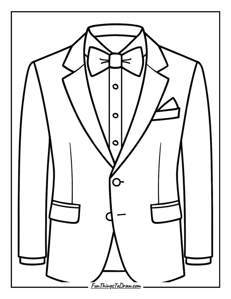 Tuxedo formal wear