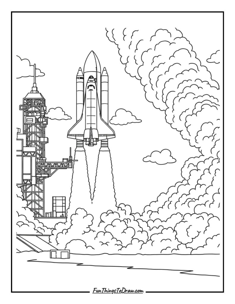 Space Shuttle Launch Mission