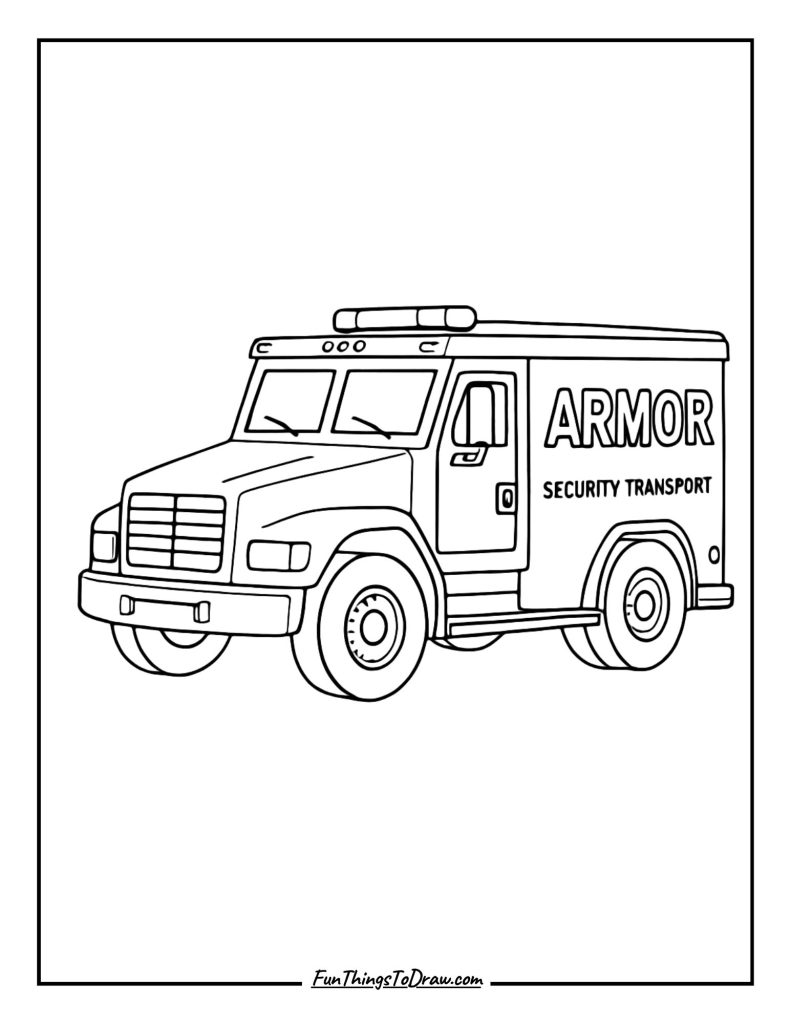 Armored Car Security Transport