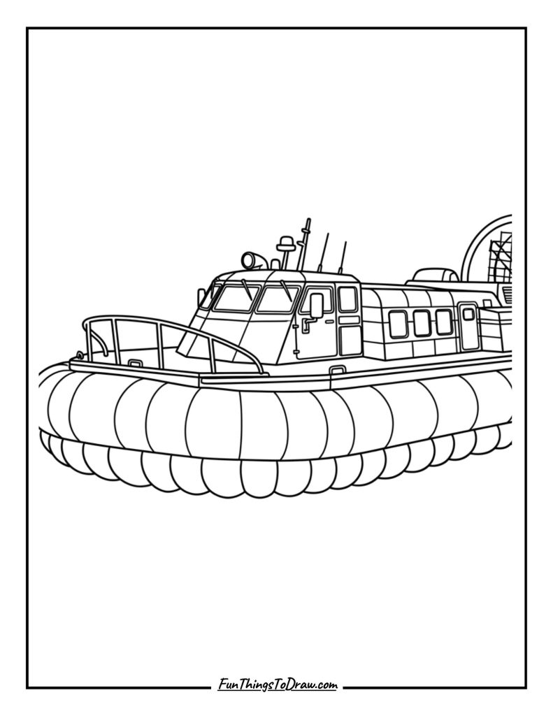 Hovercraft Air Cushion Vehicle