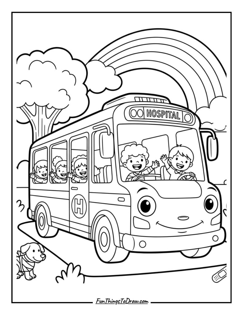 Hospital Shuttle Bus