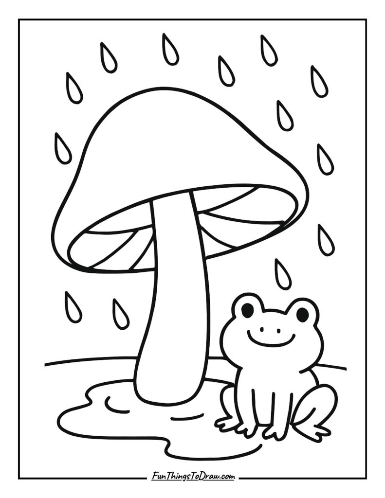 4. Rainy Day Mushroom