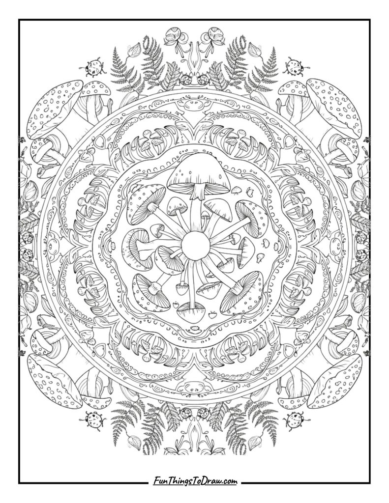 Mushroom Mandala