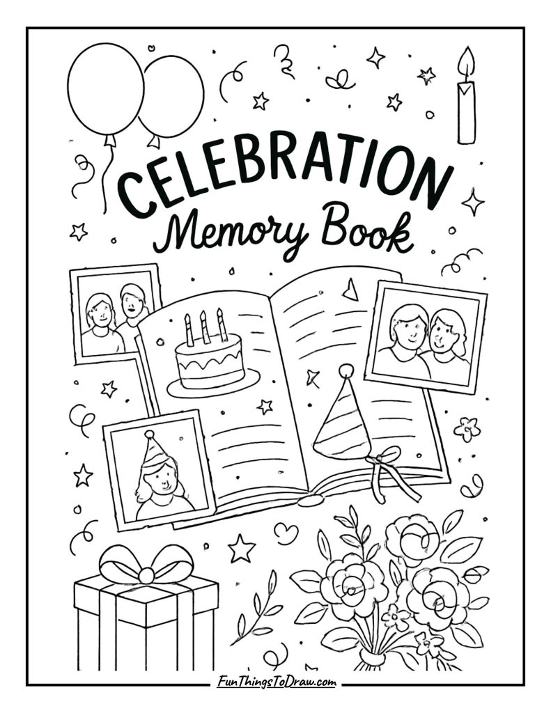 Celebration memory book