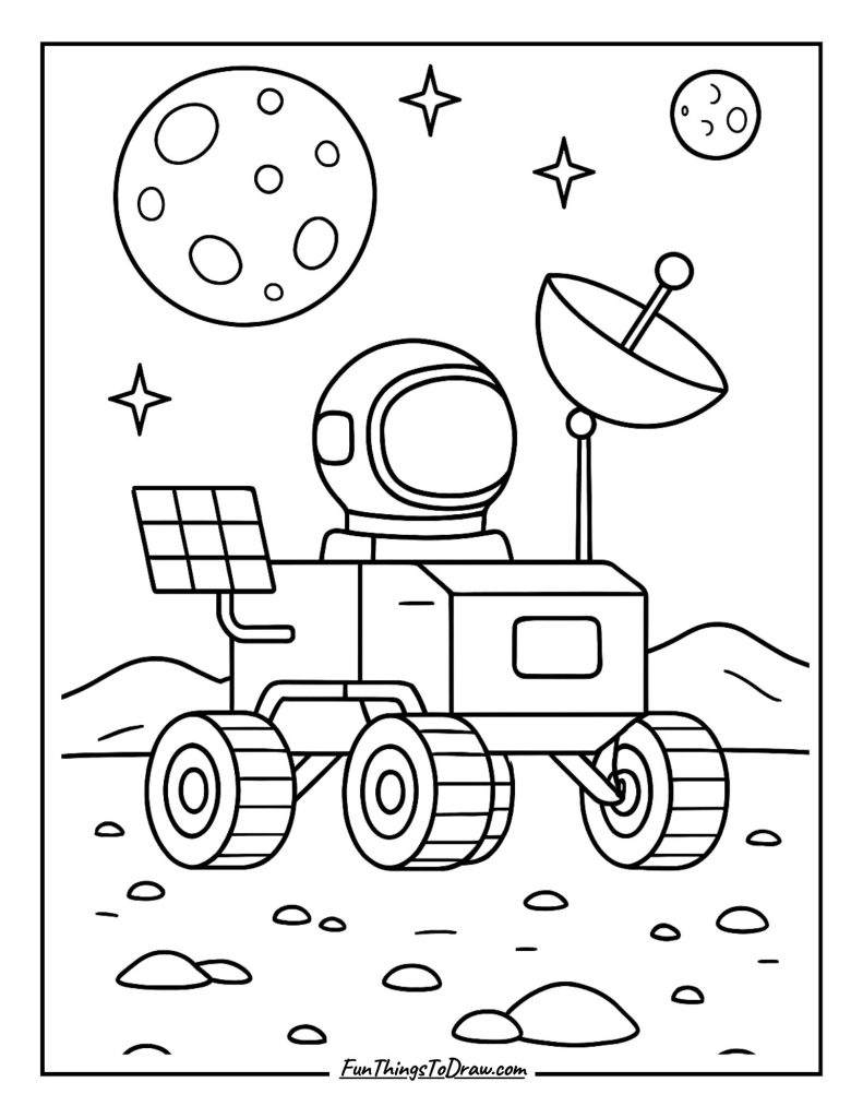  Lunar Rover Space Explorer