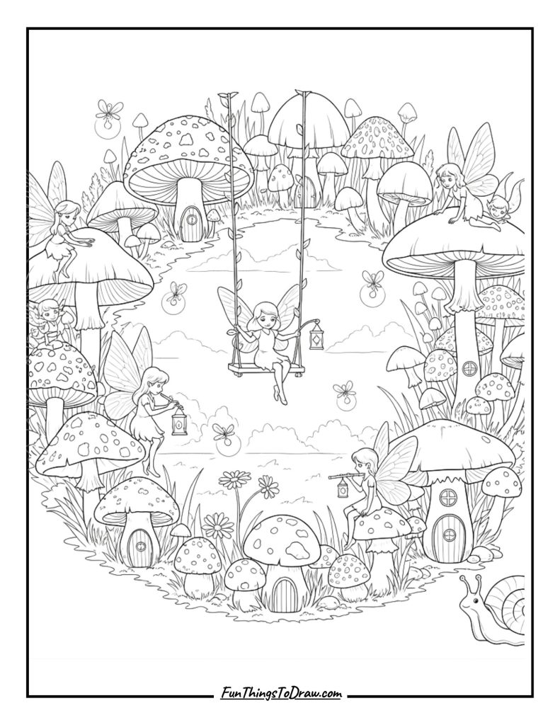 Mushroom Fairy Ring