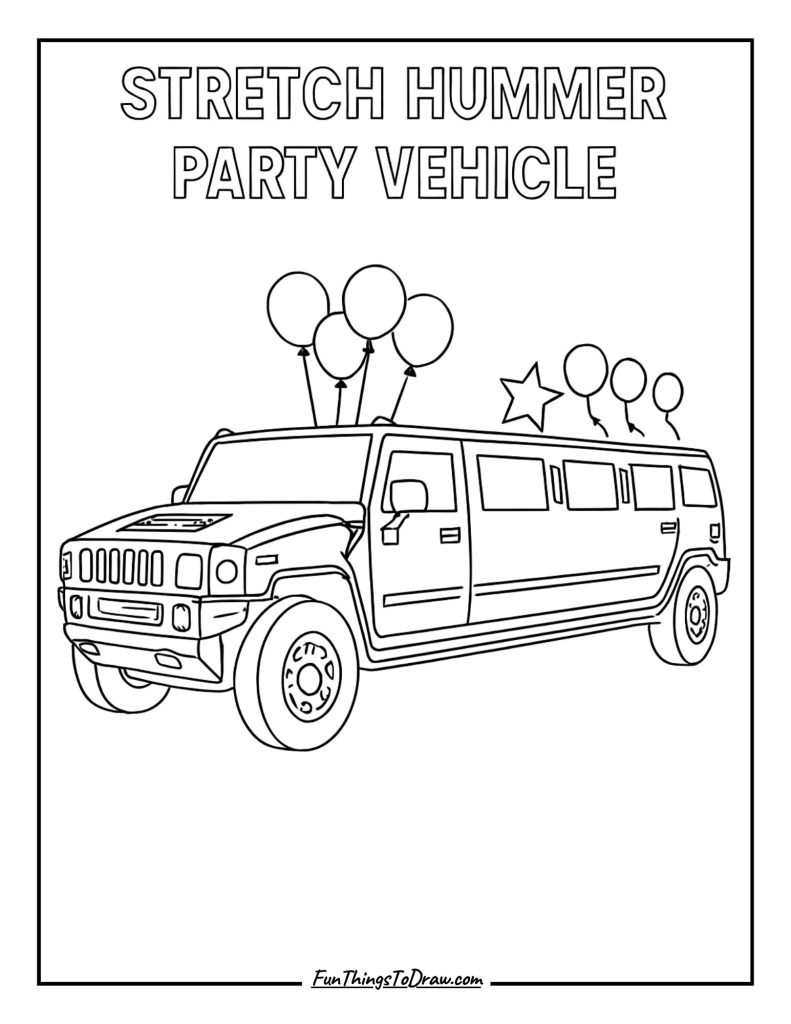 Stretch Hummer Party Vehicle