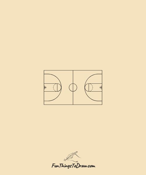 Basketball Court from Above