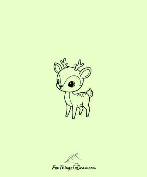 Cartoon deer