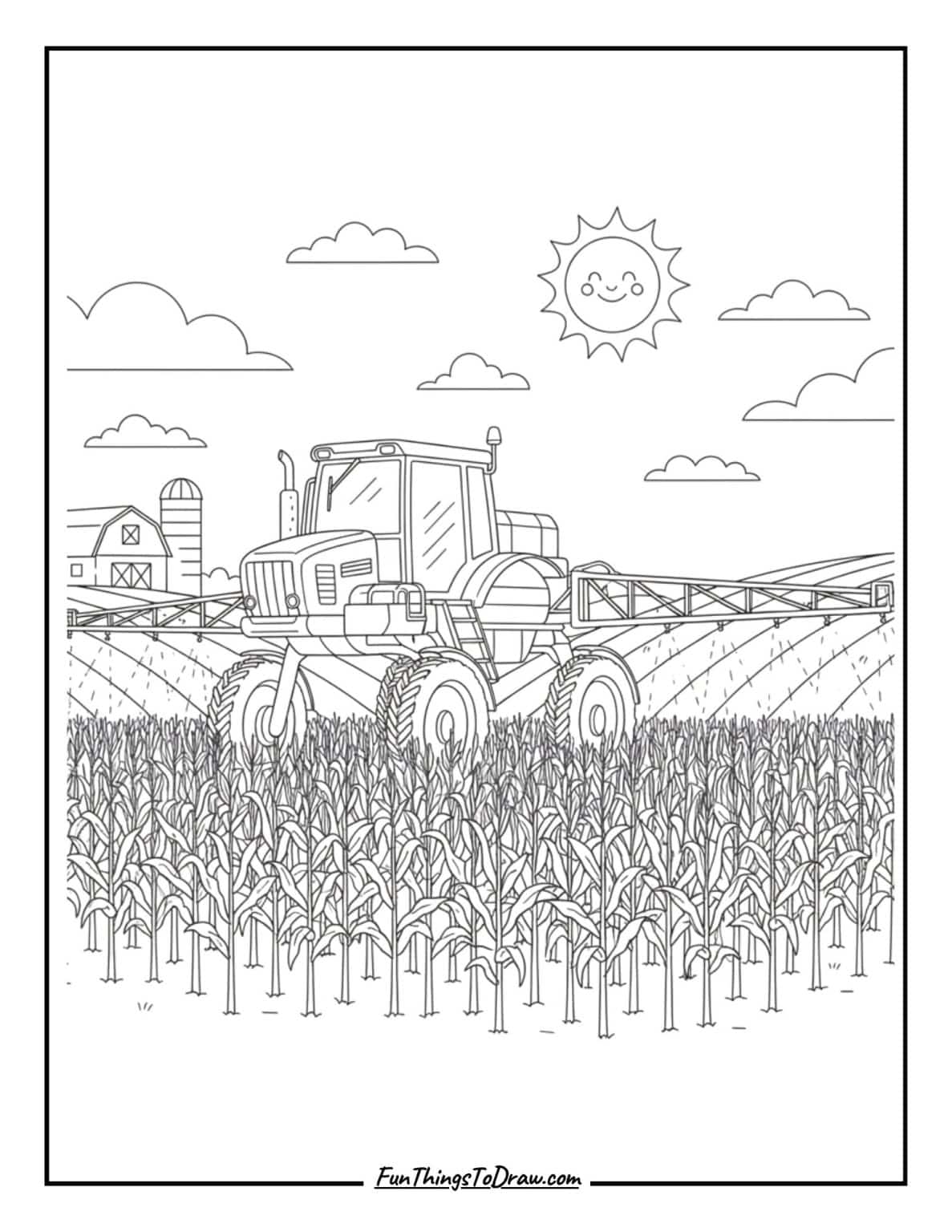 Tractor Coloring Sheets (45 Printable Pages) - Fun Things To Draw