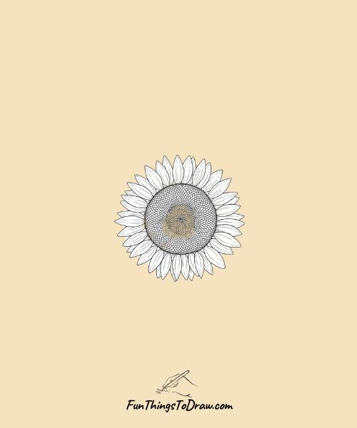 Sunflower center