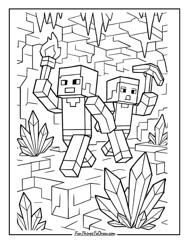 Spelunking in crystal caves