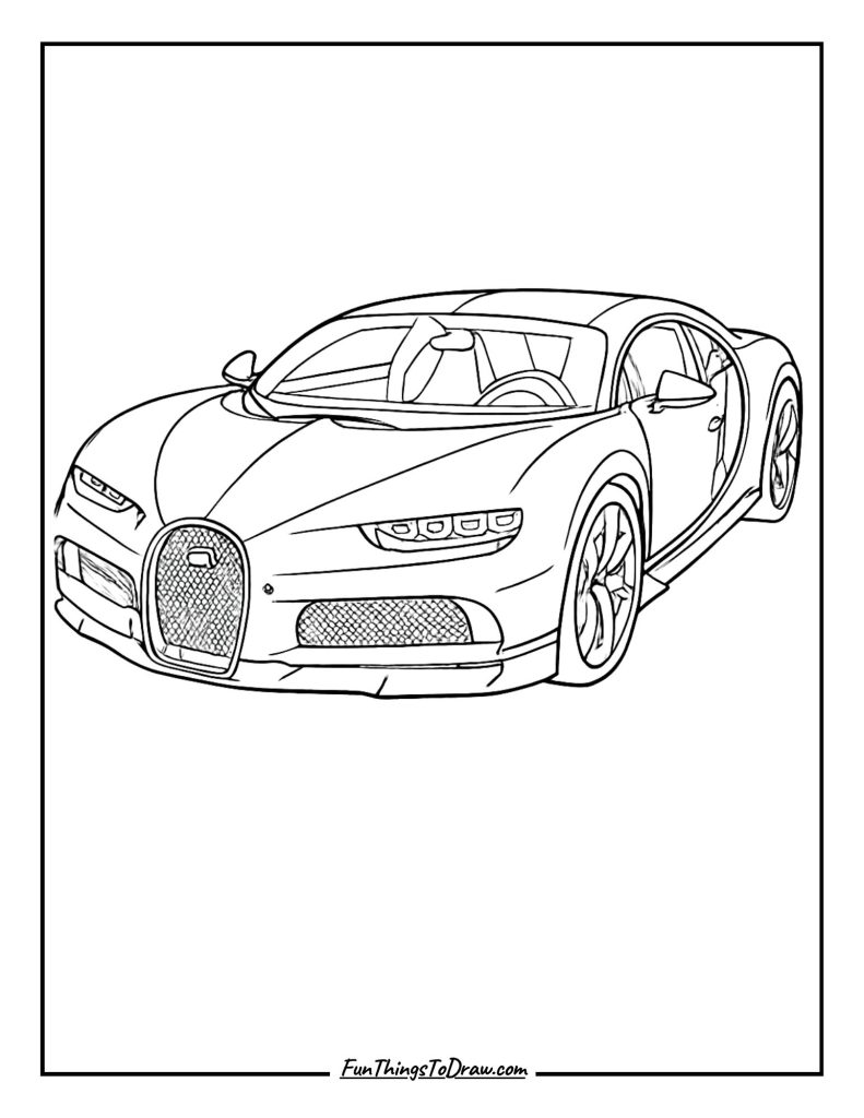  Bugatti Luxury Supercar