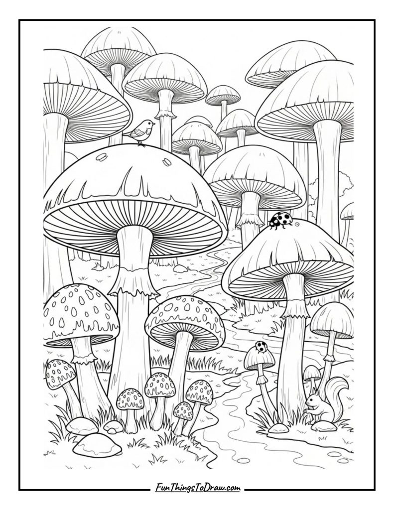 Giant Mushroom Forest