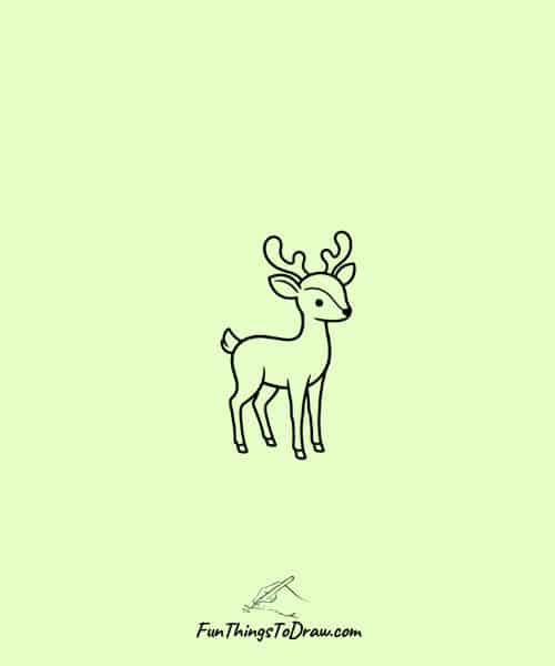  Deer silhouette