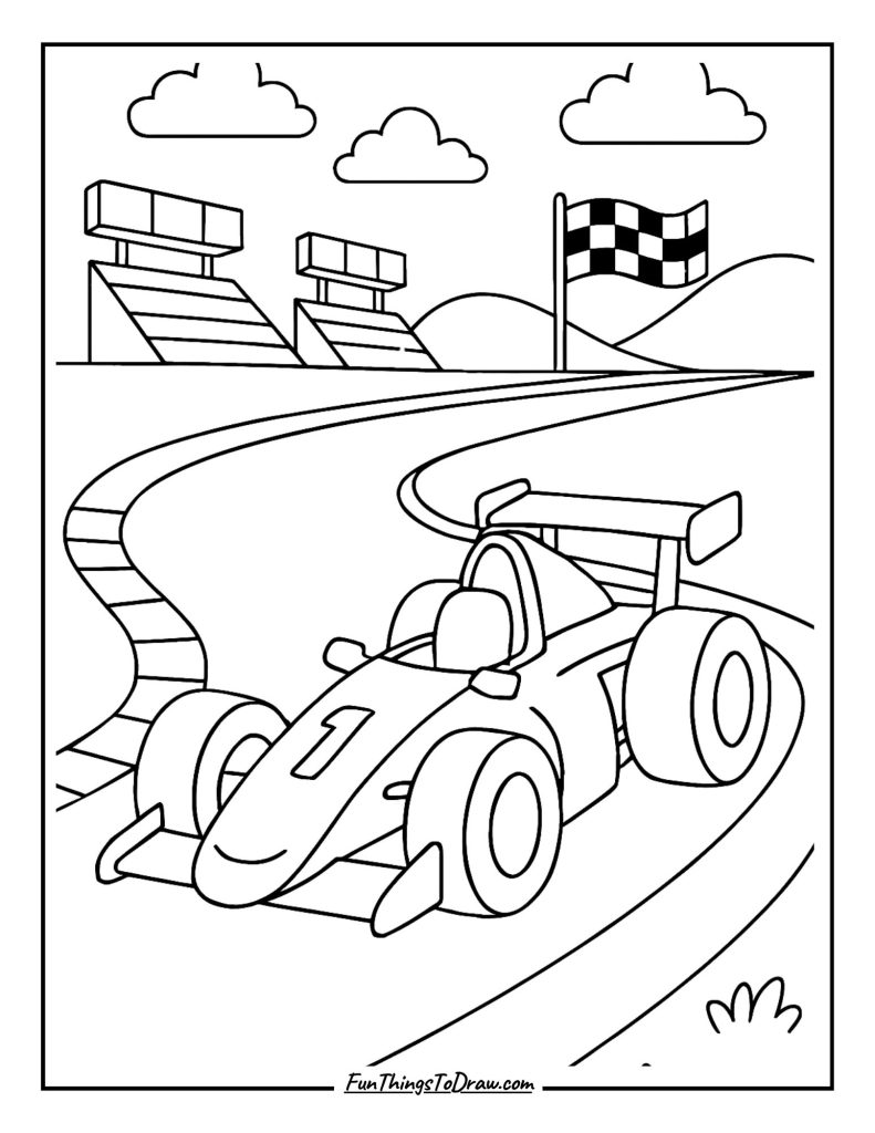  Race Car Speed Circuit