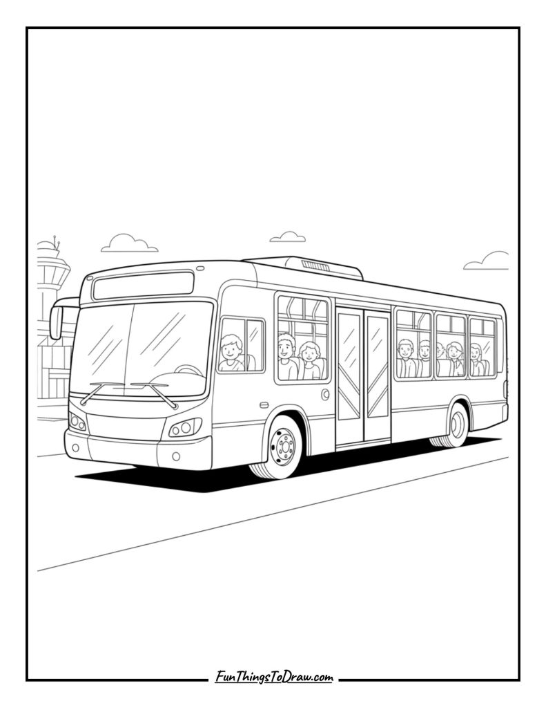 Airport Shuttle Bus