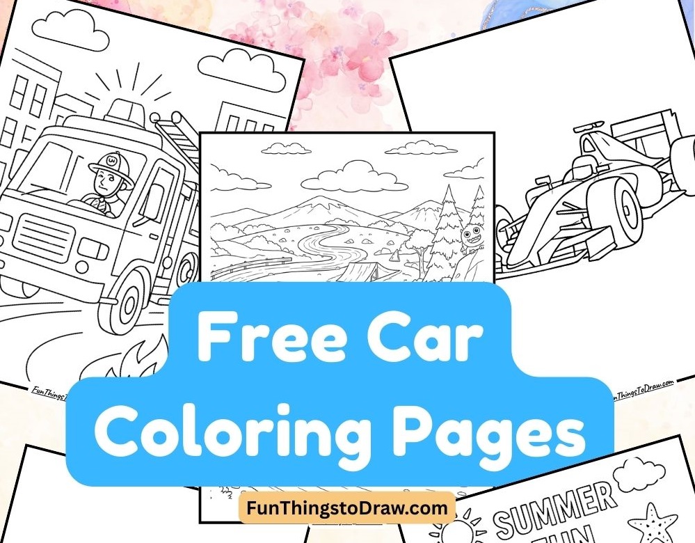 Free Printable Car Coloring Sheets