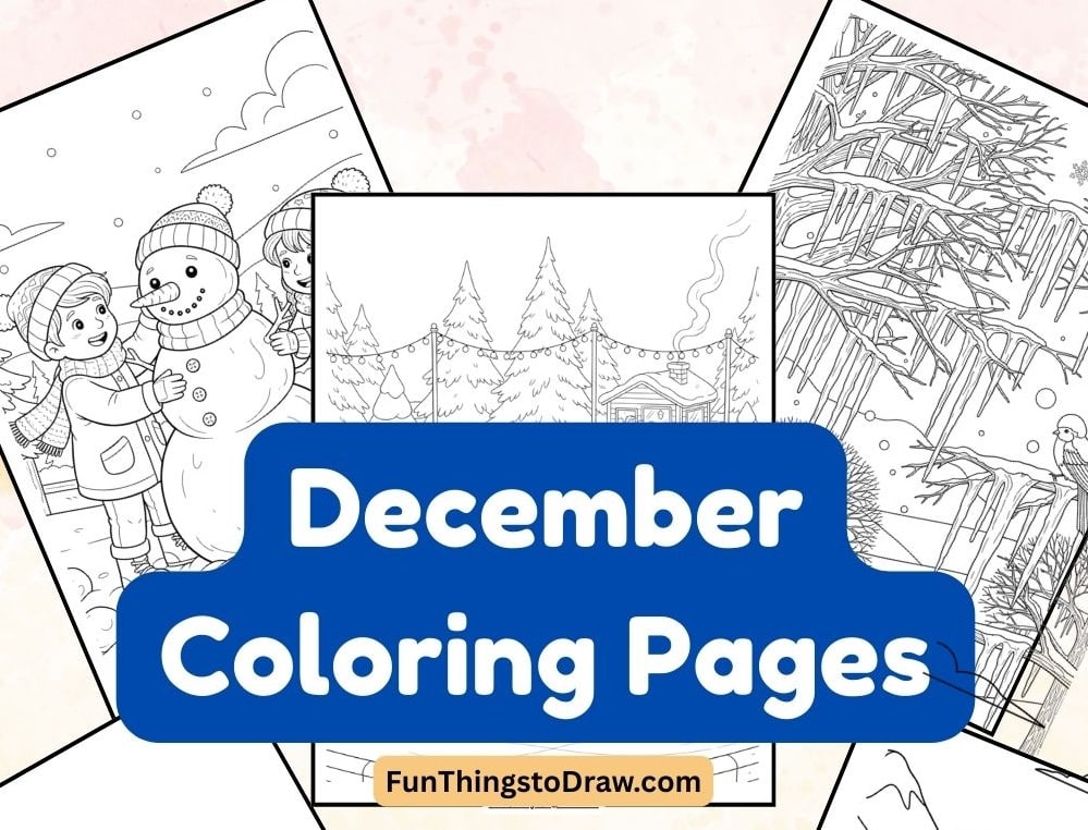 December Coloring Pages