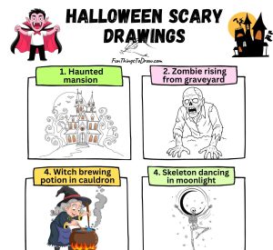 Halloween Scary Drawing Ideas