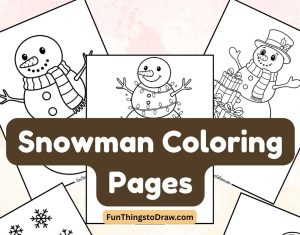 Snowman Coloring Pages