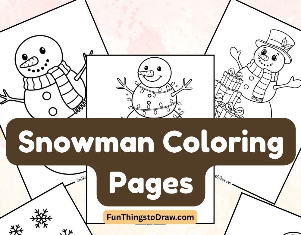 Snowman Coloring Pages