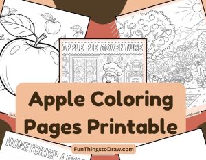 free printable apple coloring pages