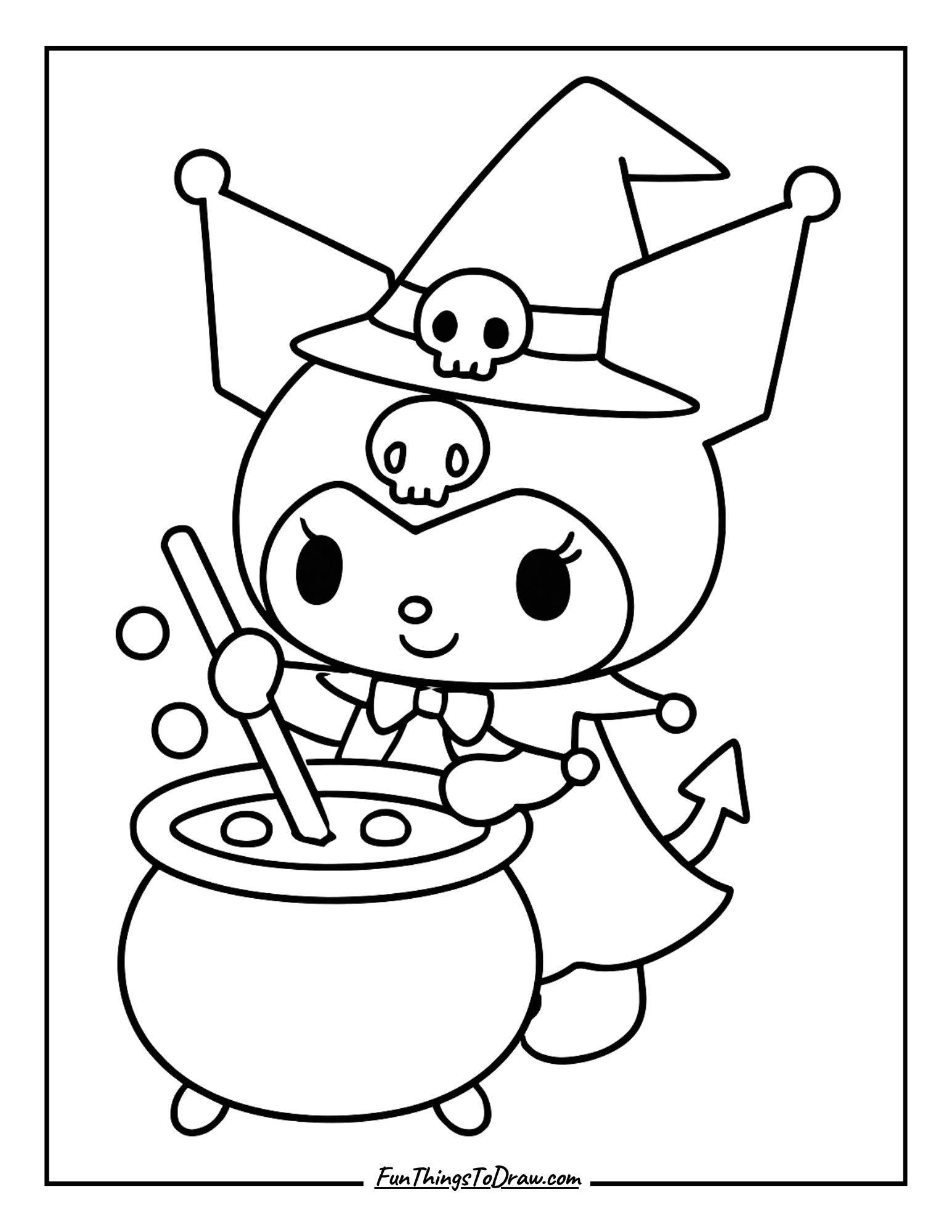45 Kuromi Coloring Pages (Free Printable Sheets) - Fun Things To Draw