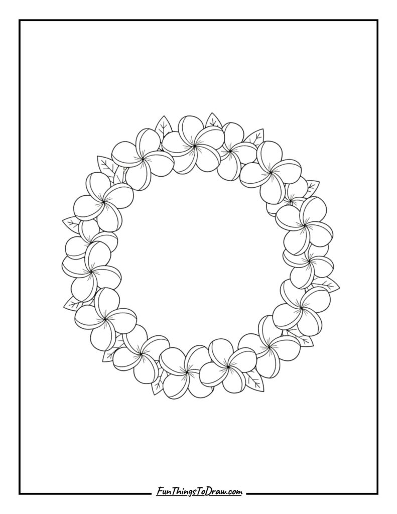 Plumeria Lei Circle