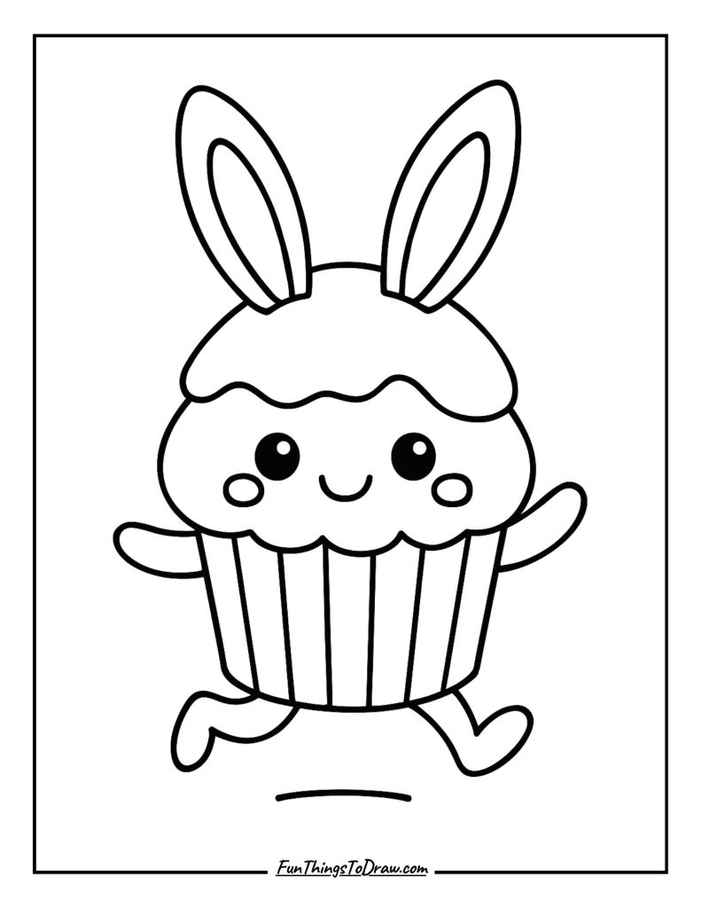  Sweet little treat with bunny ears hopping into Easter fun