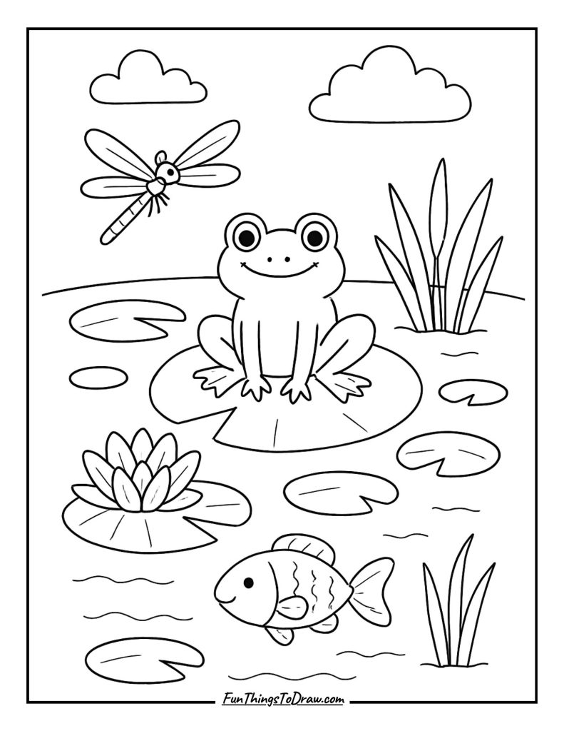 Lily Pad Pond Ecosystem