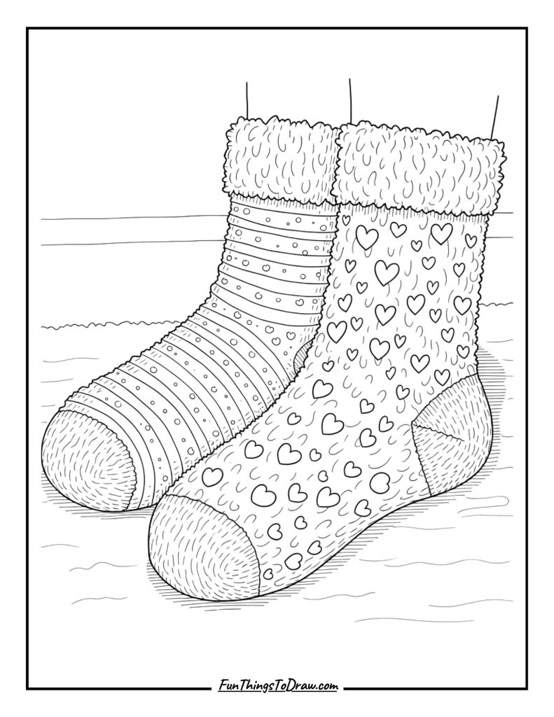 Fuzzy socks